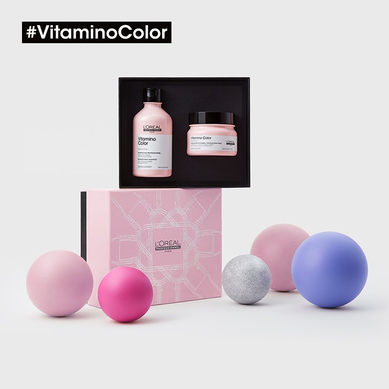 Immagine di KIT Binomio Vitamino Color (Shampoo 300ml + Maschera 250ml) Serie Expert - L'Oreal Professionnel