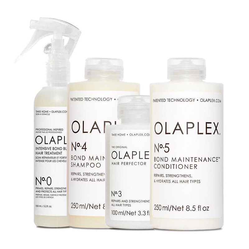 IL TUO PRODOTTO - KIT Ricostruzione N.0 + N.3 + N. 4 + N. 5 (Bundle  Trattamento + PreShampoo + Shampoo + Conditioner) - Olaplex