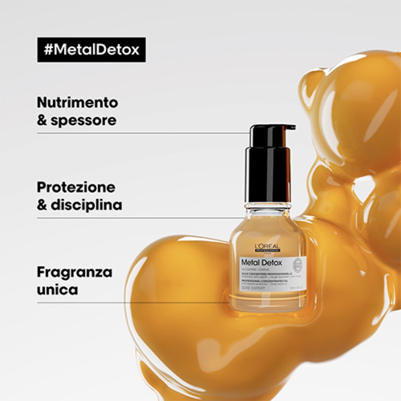 Immagine di Olio concentrato Metal Detox 50ml Serie Expert - L'Oréal Professionnel